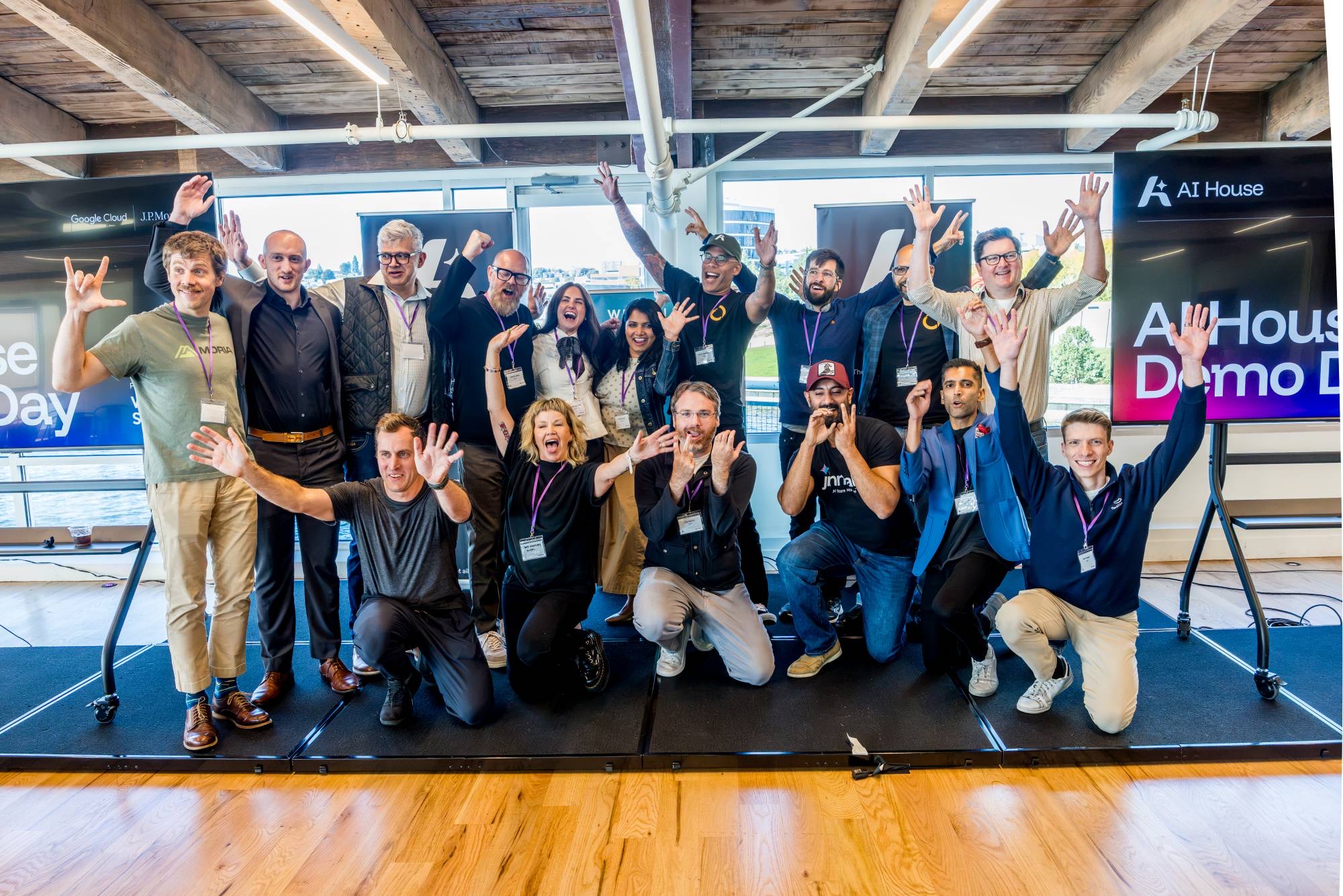 AI House Demo Day 2026 founders on stage
